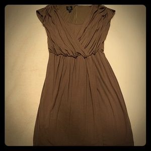 Suzi Chin for Maggy Boutique Deep Taupe Dress